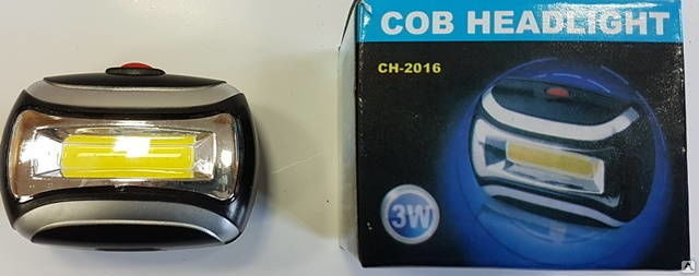 Фонарь налобный PAILIDE COB 2016 HEADLIGHT BL CFTONG LED (3*AAA)