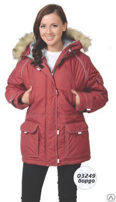 Куртка утепленная женская "Аляска", бордовый, цена в Барнауле от компании ПК-1