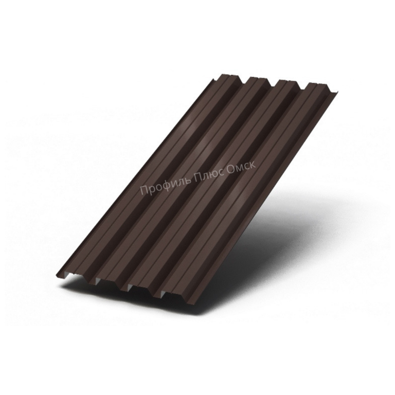 Профнастил Н-60х845 RAL8017 коричневый шоколад