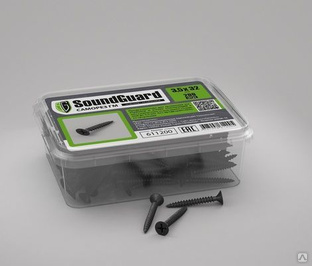 Саморезы SoundGuard гипрок-металл 3,5х32, коробка 200шт/уп
