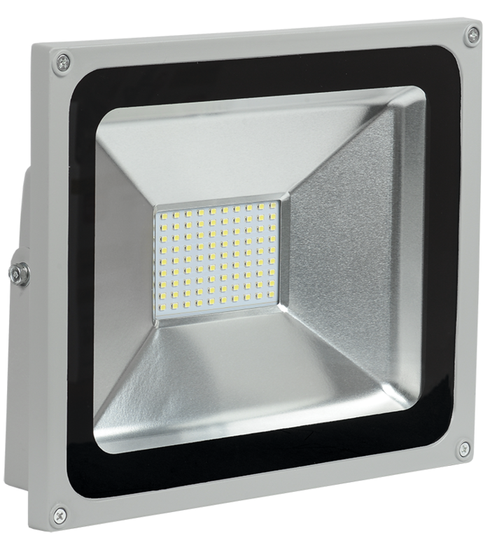 Прожектор светодиодный 50W ИЭК СДО05-50 (01-50) серый SMD IP65