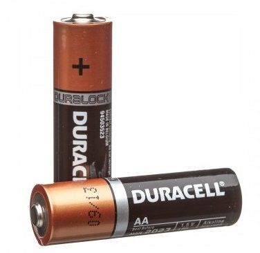 Батарейка пальчиковая (элемент питания) Duracell LR06, BASIC AA