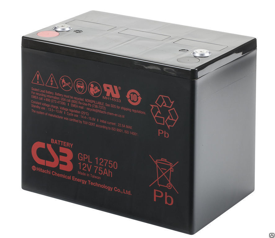 Батарея аккумуляторная CSB GPL 12750