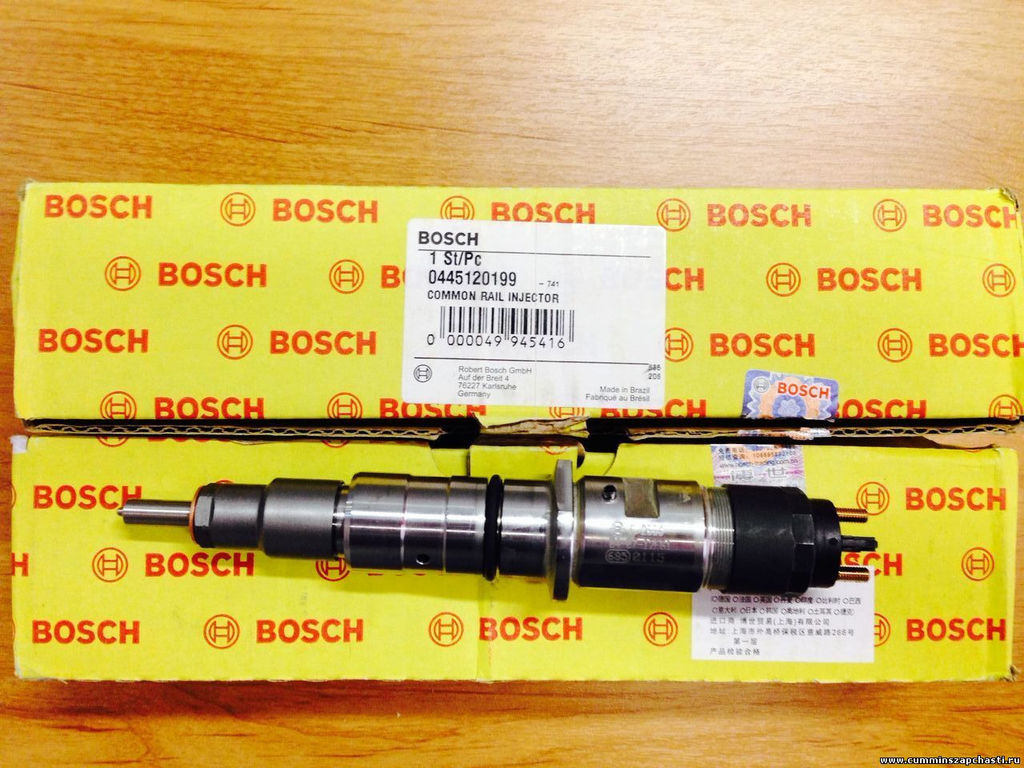 Форсунка Bosch 0445120199, 4994541 - ISLe340 (Е4)