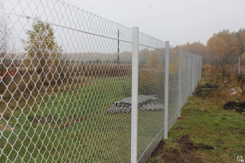 Забор из сетки Рабица  от 1 160 руб./п.м. в Краснодаре от .