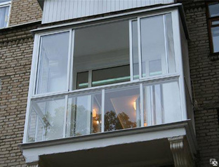 Раздвижные окна на балкон #1