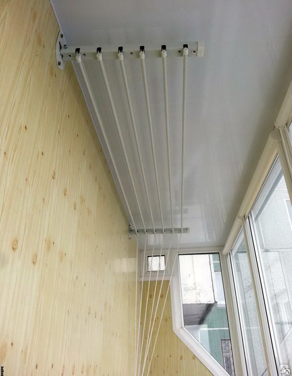 Сушилка для белья настенная потолочная Level-180 на балкон