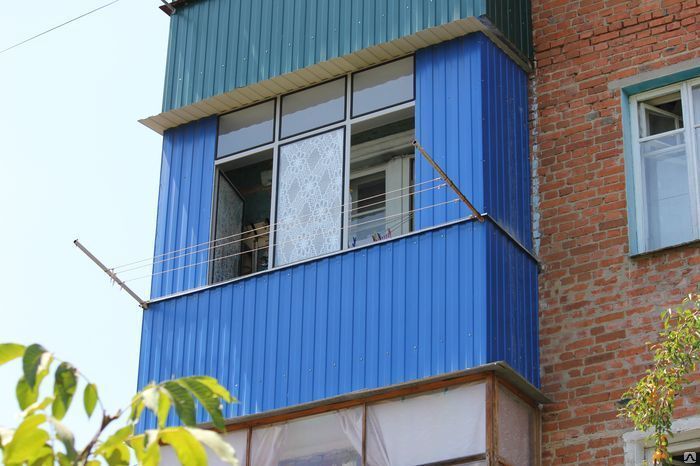 Ремонт и обшивка балкона снаружи