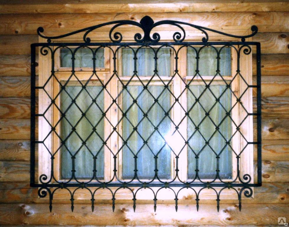 Фото решетки на окна в стиле лофт